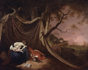 The Dead Soldier by Joseph Wright of Derby [1734–1797]